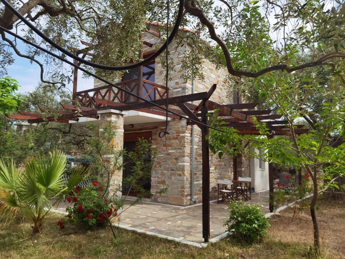 Elea Stone Houses In Organic Quiet Olive Grove, Prinos, Thassos Exteriör bild