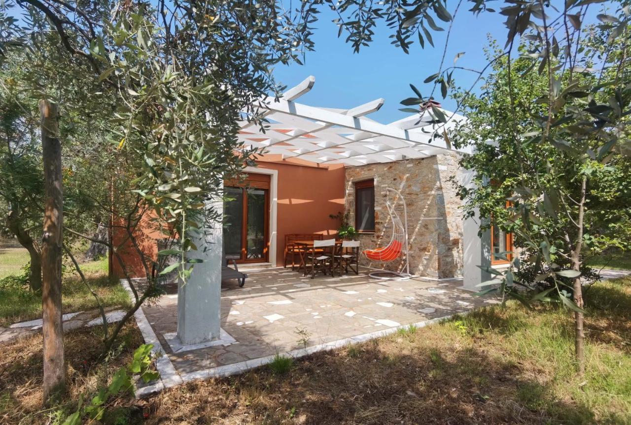 Elea Stone Houses In Organic Quiet Olive Grove, Prinos, Thassos Exteriör bild