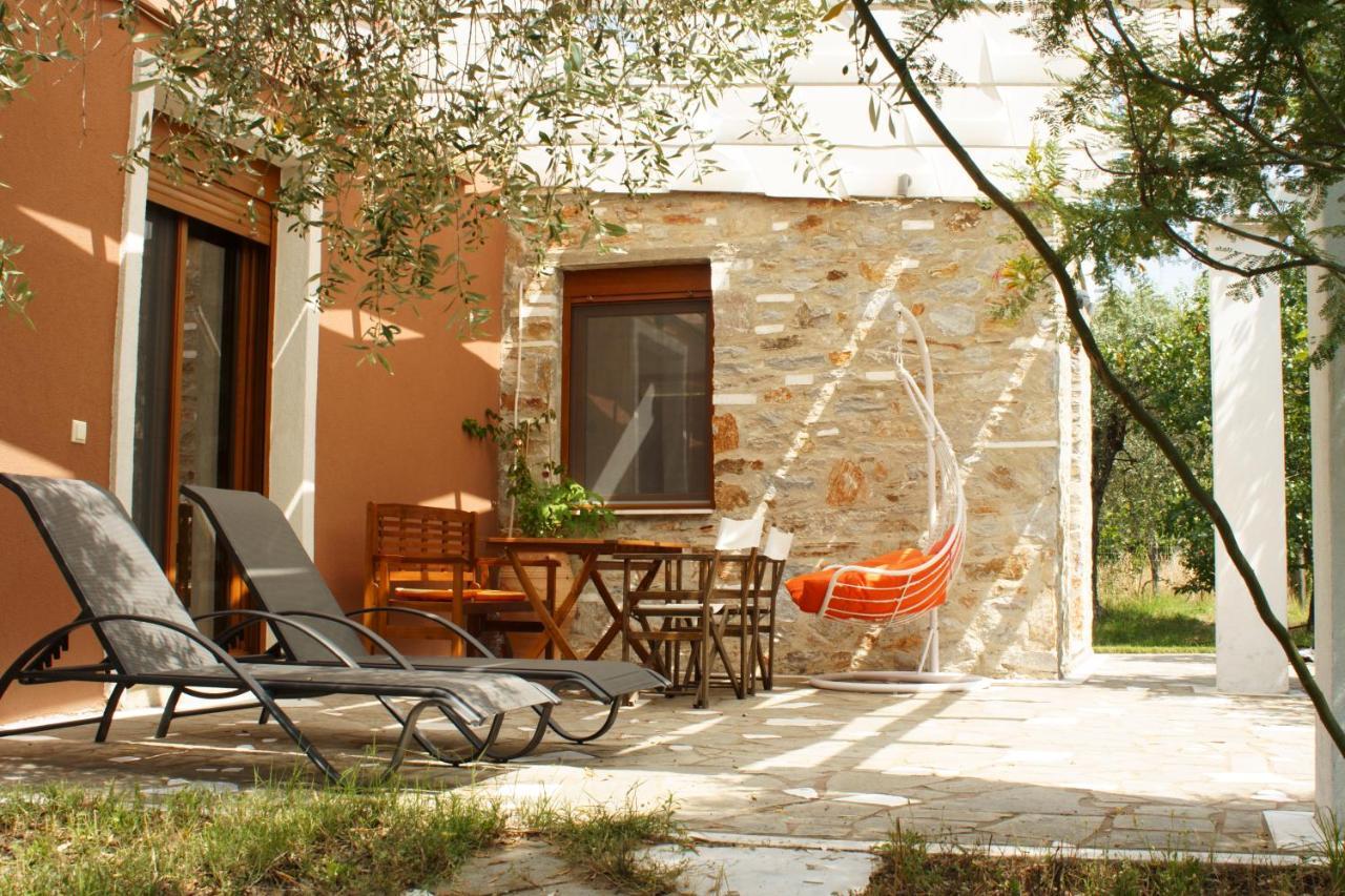 Elea Stone Houses In Organic Quiet Olive Grove, Prinos, Thassos Exteriör bild