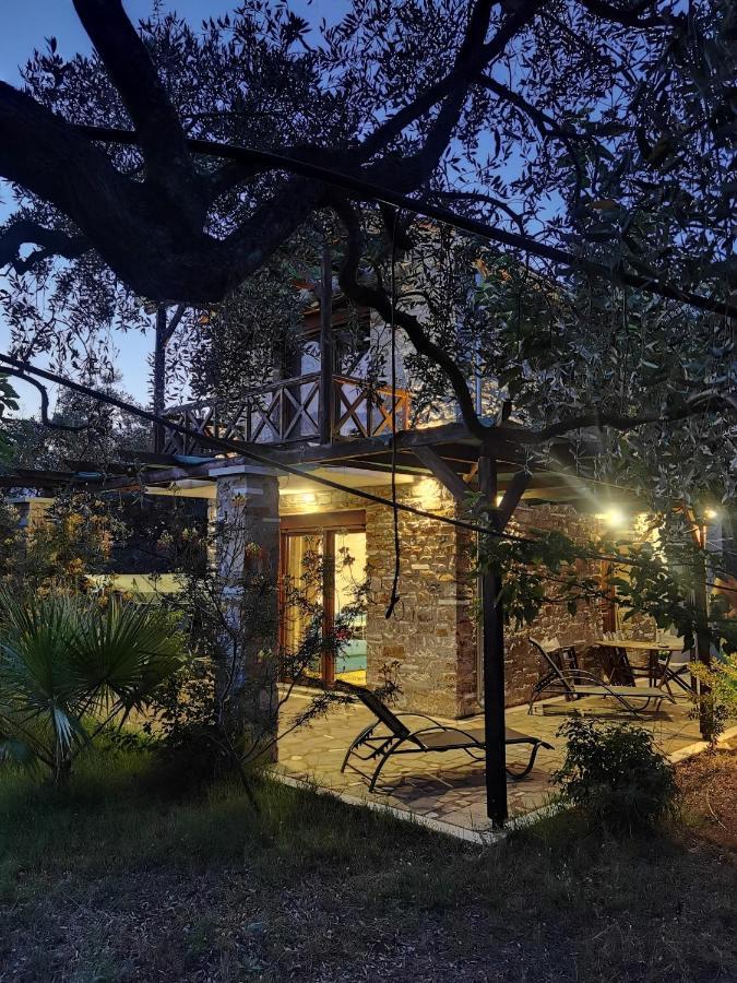 Elea Stone Houses In Organic Quiet Olive Grove, Prinos, Thassos Exteriör bild