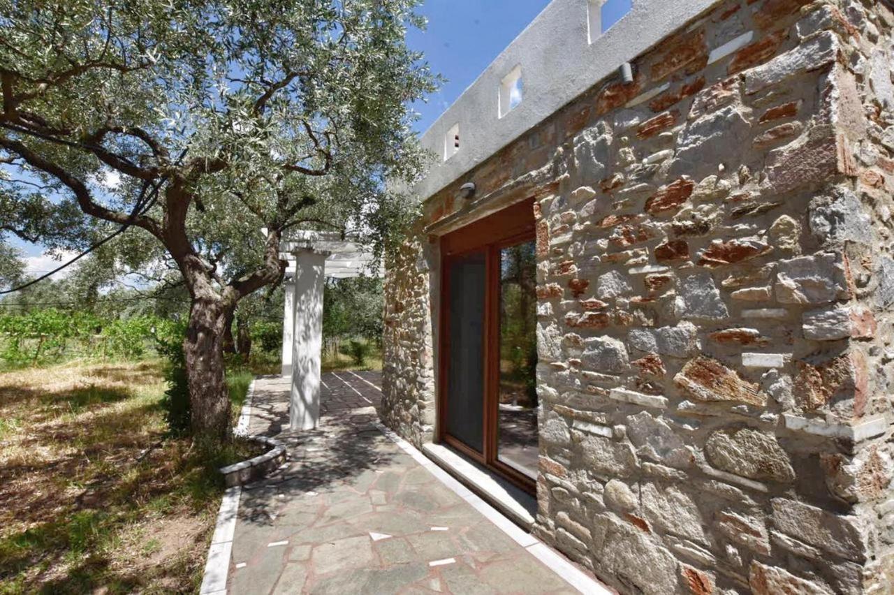 Elea Stone Houses In Organic Quiet Olive Grove, Prinos, Thassos Exteriör bild