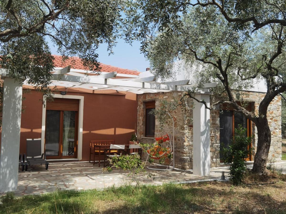 Elea Stone Houses In Organic Quiet Olive Grove, Prinos, Thassos Exteriör bild