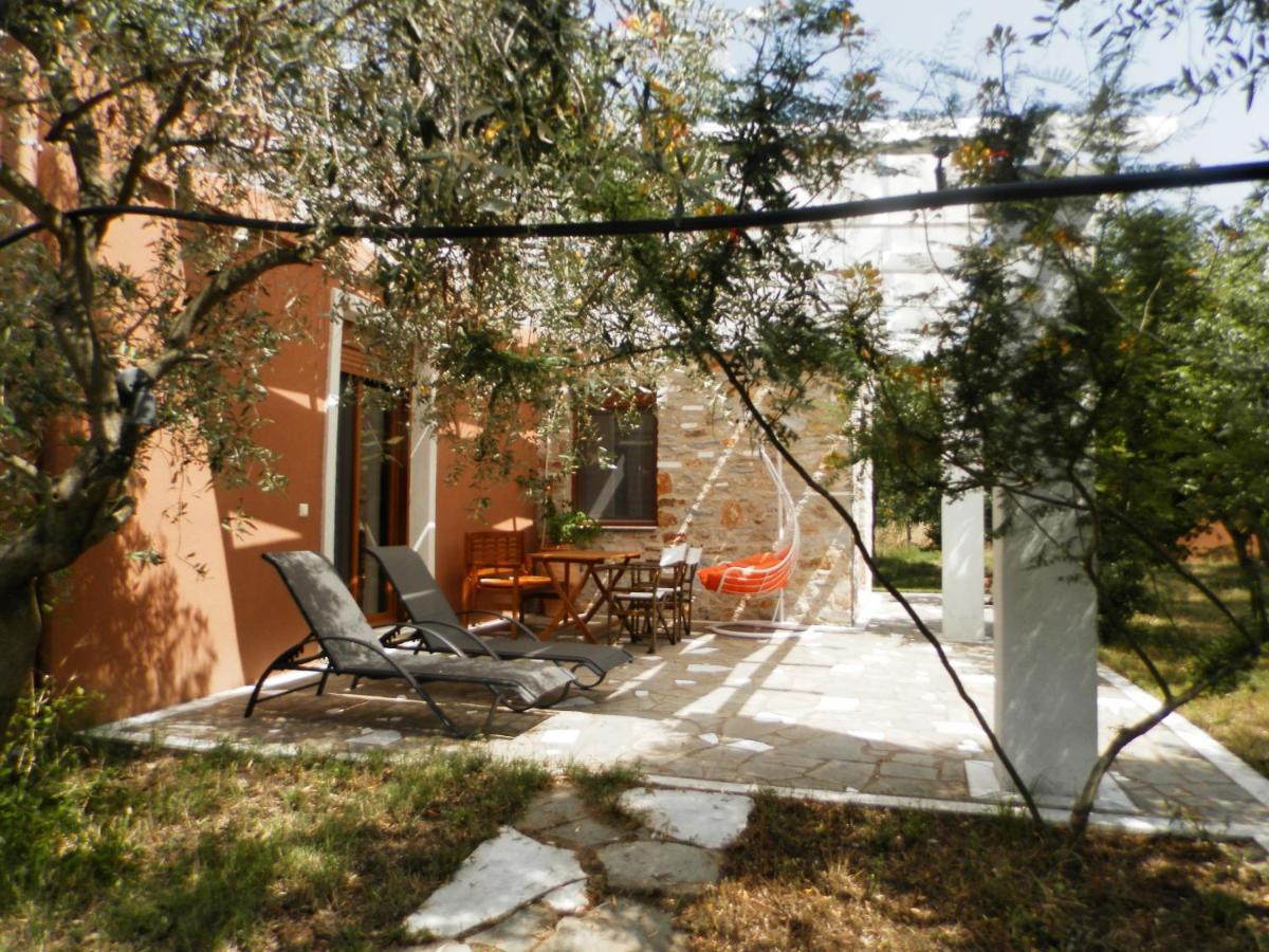 Elea Stone Houses In Organic Quiet Olive Grove, Prinos, Thassos Exteriör bild