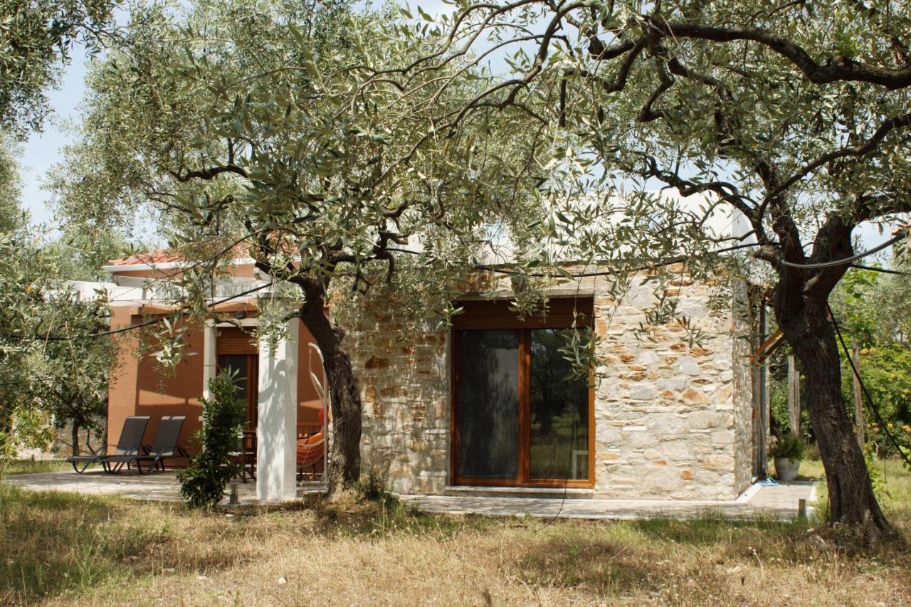 Elea Stone Houses In Organic Quiet Olive Grove, Prinos, Thassos Exteriör bild