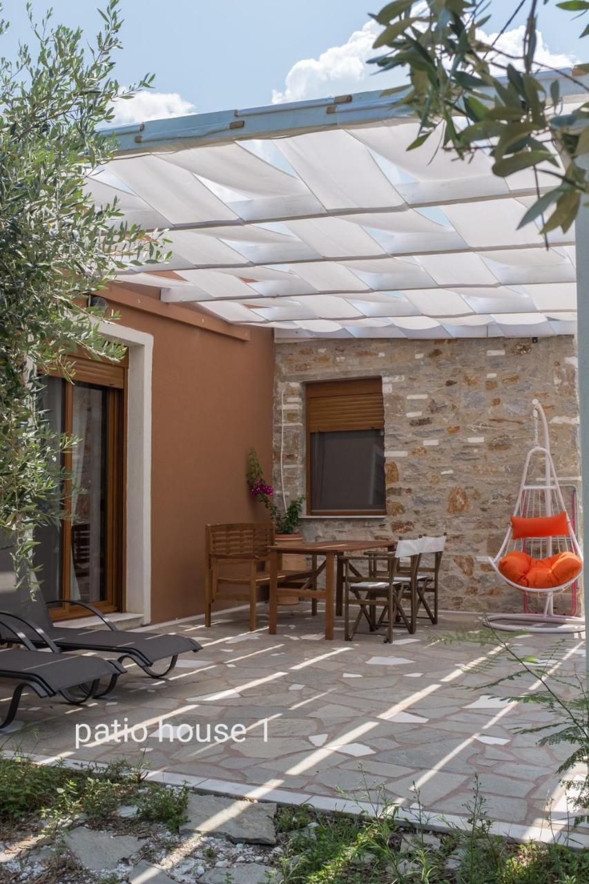 Elea Stone Houses In Organic Quiet Olive Grove, Prinos, Thassos Exteriör bild