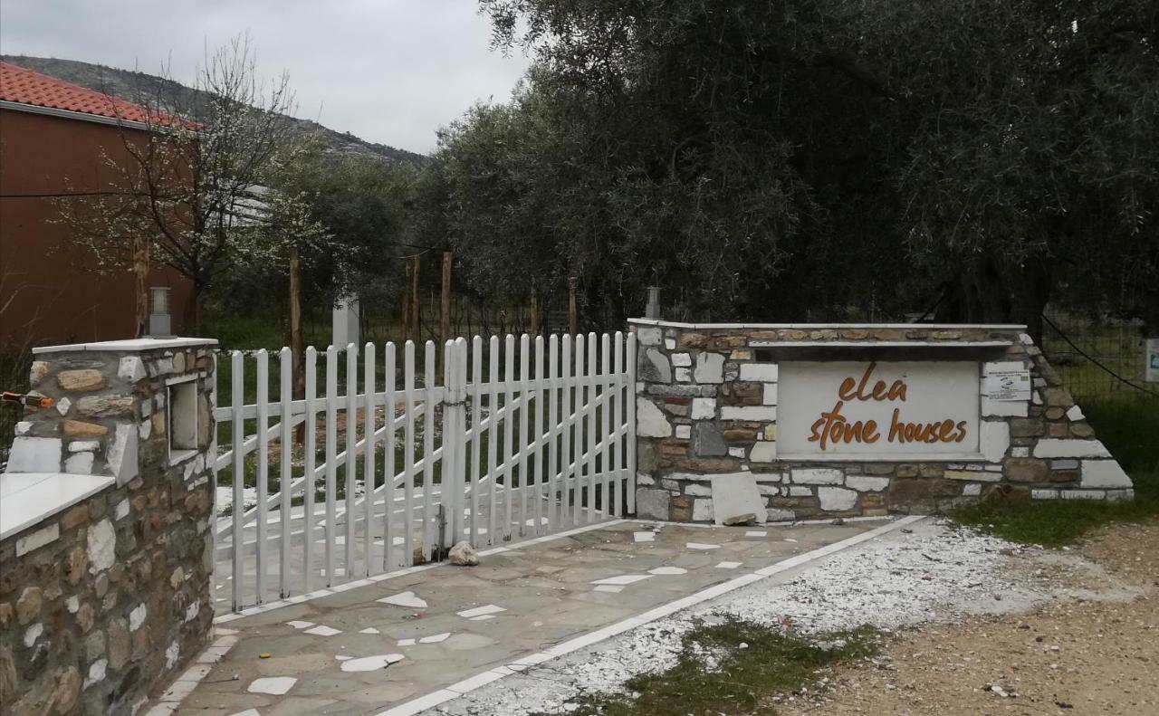 Elea Stone Houses In Organic Quiet Olive Grove, Prinos, Thassos Exteriör bild